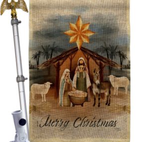 House Flag Nativity HS114238 B 02
