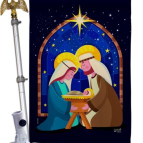 House Flag Nativity HS137358 02