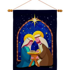 House Flag Nativity HS137358 03