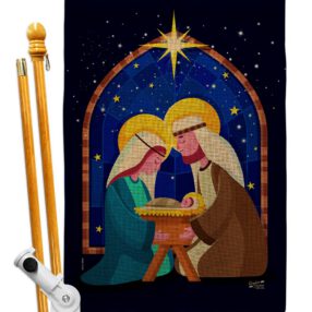 House Flag Nativity HS137358 B