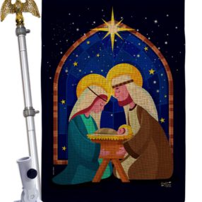 House Flag Nativity HS137358 B 02