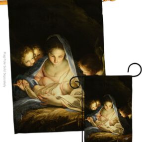House Flag Nativity S192323