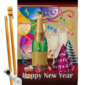 House Flag New Year HS116008