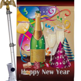 House Flag New Year HS116008 02