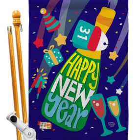 House Flag New Year HS192049