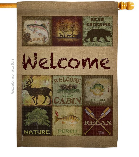 Call Of The Wilderness - Outdoor Nature Vertical Impressions Decorative Flags HG109048 Made In USA - Image 2