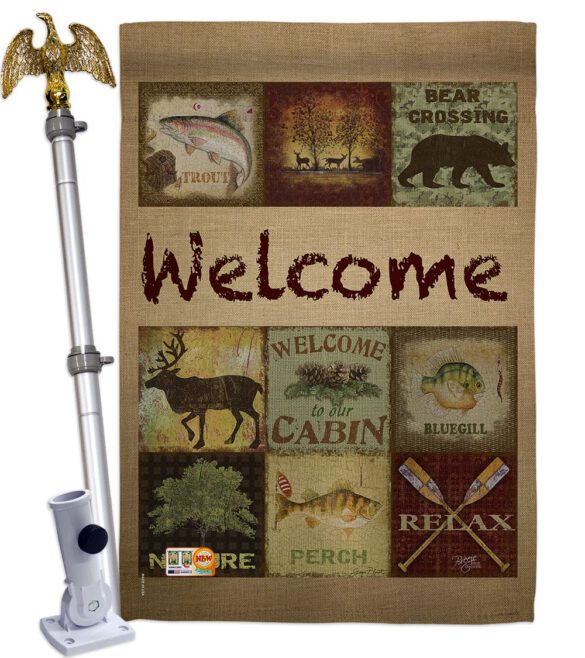 Call Of The Wilderness - Outdoor Nature Vertical Impressions Decorative Flags HG109048 Made In USA - Image 13
