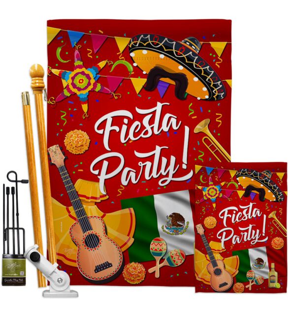 Fiesta Party - Party & Celebration Special Occasion Vertical Impressions Decorative Flags HG115176 Made In USA - Image 6