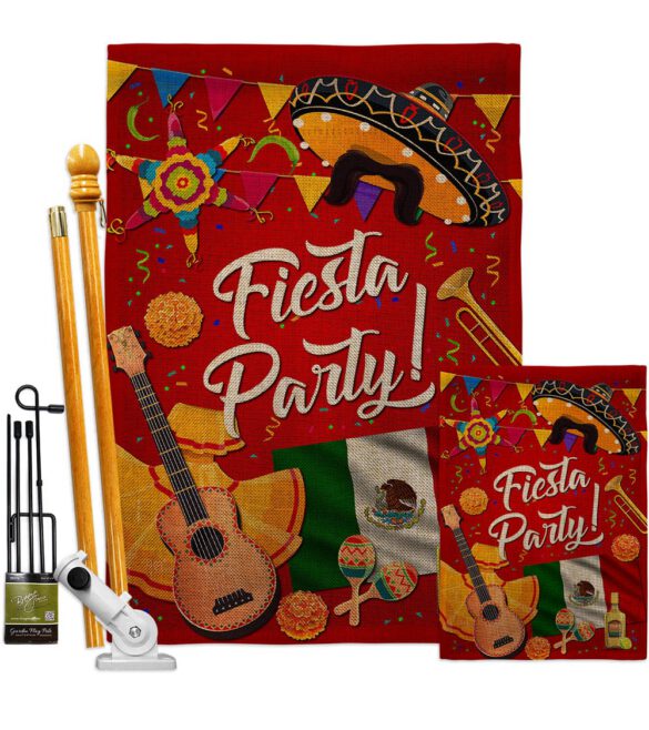 Fiesta Party - Party & Celebration Special Occasion Vertical Impressions Decorative Flags HG115176 Made In USA - Image 16