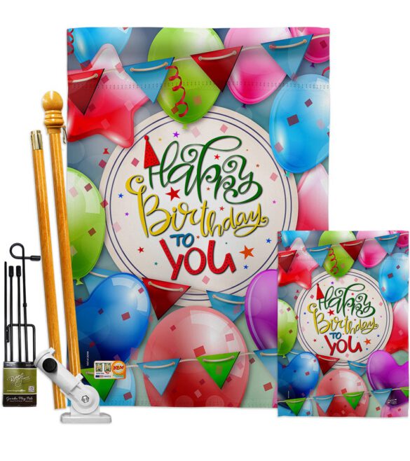 Celebrate Birthday - Party & Celebration Special Occasion Vertical Impressions Decorative Flags HG137081 Made In USA - Image 6