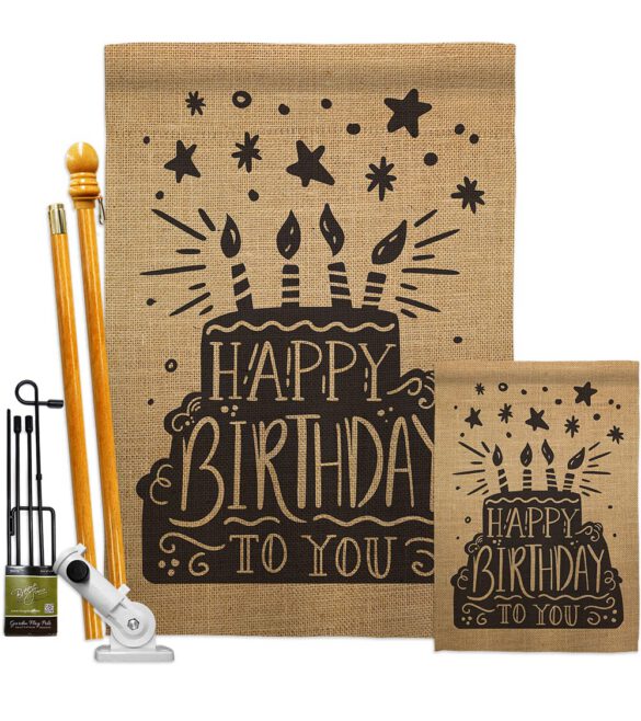 Happy Birthday to You - Party & Celebration Special Occasion Vertical Impressions Decorative Flags HG192223 Made In USA - Image 6