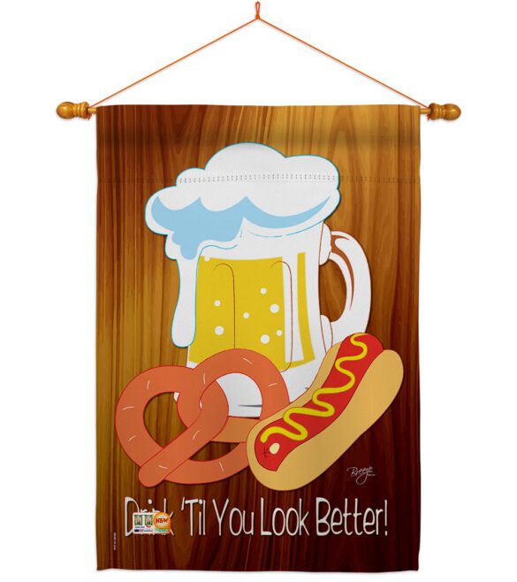 Drink 'Til You Look Better - Party & Celebration Special Occasion Vertical Impressions Decorative Flags HG115065 Made In USA - Image 14
