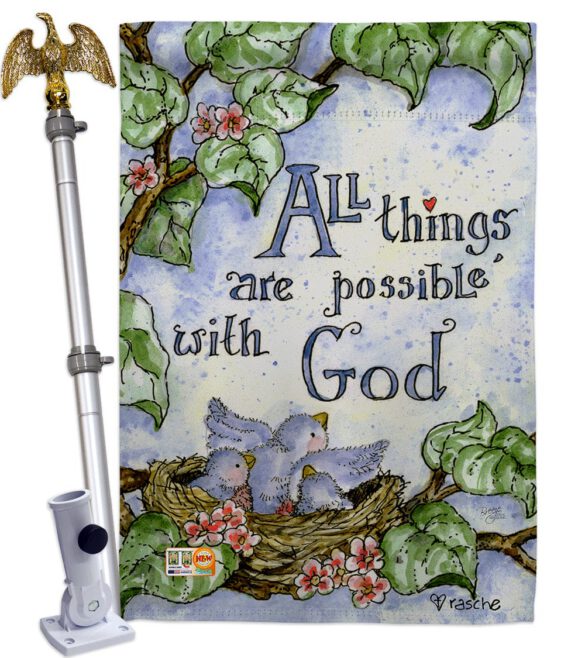 All Things Are Possible With God - Impressions Decorative Garden Flag G165110-BO - Image 14