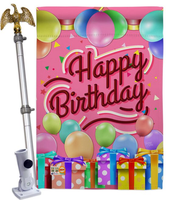 Celebrate Happy Birthday - Party & Celebration Special Occasion Vertical Impressions Decorative Flags HG115133 Made In USA - Image 13