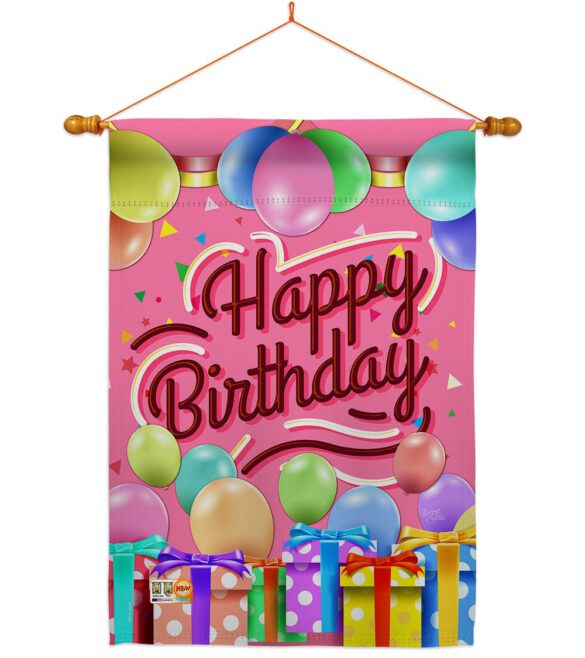Celebrate Happy Birthday - Party & Celebration Special Occasion Vertical Impressions Decorative Flags HG115133 Made In USA - Image 14
