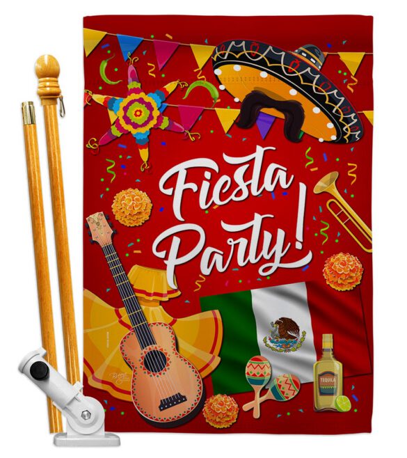 Fiesta Party - Party & Celebration Special Occasion Vertical Impressions Decorative Flags HG115176 Made In USA - Image 5