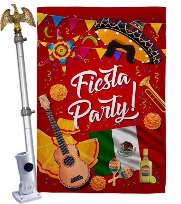 Fiesta Party - Party & Celebration Special Occasion Vertical Impressions Decorative Flags HG115176 Made In USA - Image 9