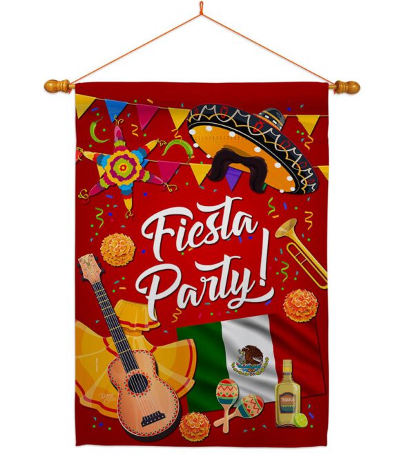 Fiesta Party - Party & Celebration Special Occasion Vertical Impressions Decorative Flags HG115176 Made In USA - Image 10