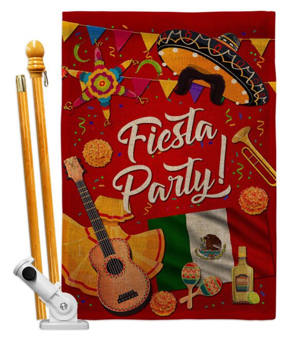 Fiesta Party - Party & Celebration Special Occasion Vertical Impressions Decorative Flags HG115176 Made In USA - Image 15