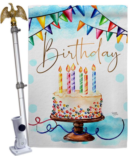 Birthday - Party & Celebration Special Occasion Vertical Impressions Decorative Flags HG115260 Made In USA - Image 11