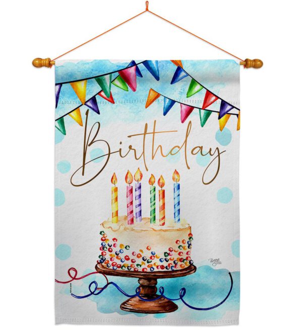 Birthday - Party & Celebration Special Occasion Vertical Impressions Decorative Flags HG115260 Made In USA - Image 12