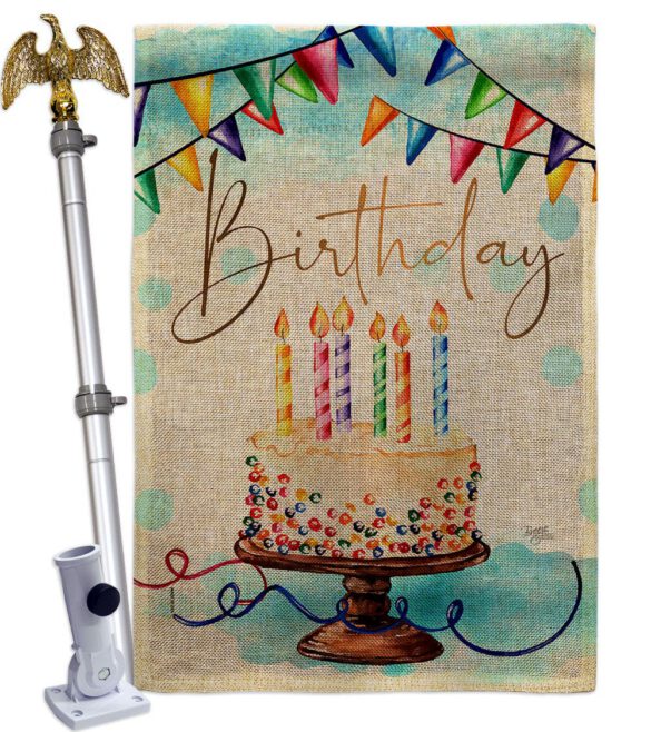 Birthday - Party & Celebration Special Occasion Vertical Impressions Decorative Flags HG115260 Made In USA - Image 23