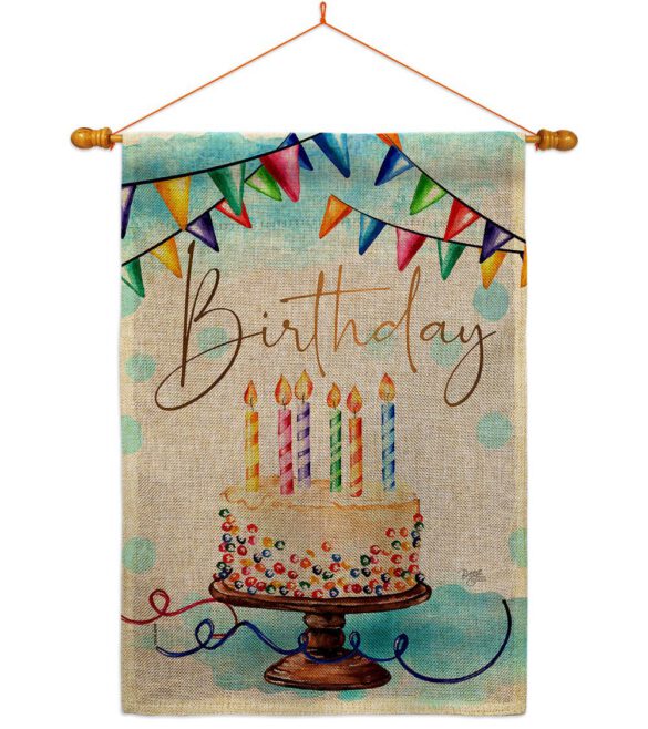 Birthday - Party & Celebration Special Occasion Vertical Impressions Decorative Flags HG115260 Made In USA - Image 24