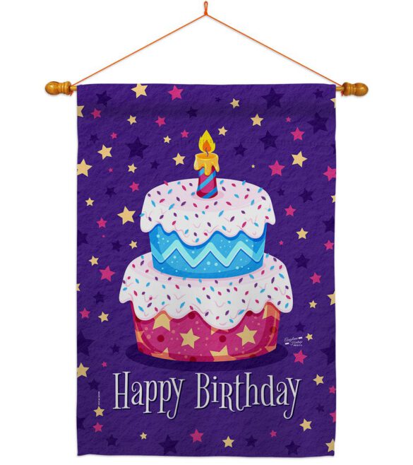 Celerate Birthday - Party & Celebration Special Occasion Vertical Impressions Decorative Flags HG137417 Made In USA - Image 10