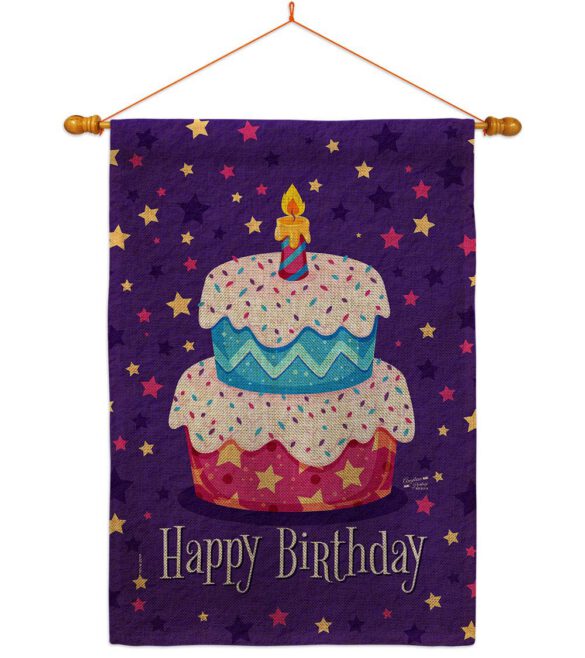 Celerate Birthday - Party & Celebration Special Occasion Vertical Impressions Decorative Flags HG137417 Made In USA - Image 20