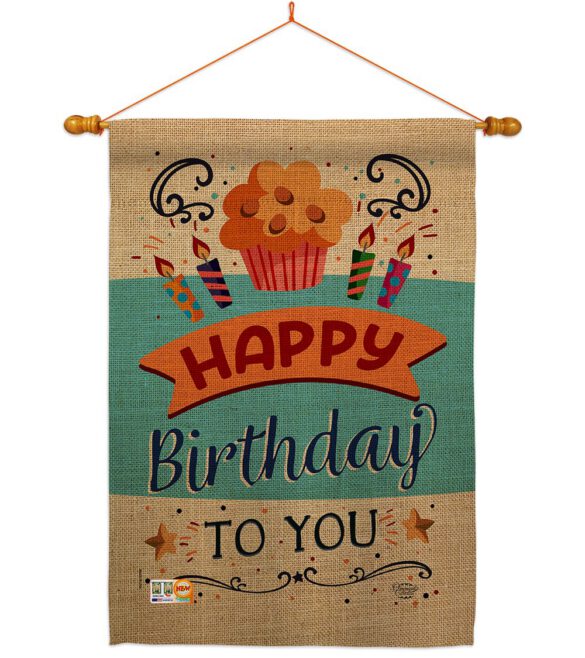 Birthday to You - Party & Celebration Special Occasion Vertical Impressions Decorative Flags HG192197 Made In USA - Image 10