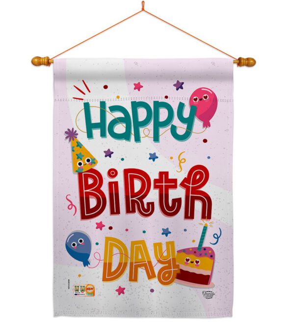 Cute Birthday - Party & Celebration Special Occasion Vertical Impressions Decorative Flags HG192209 Made In USA - Image 10