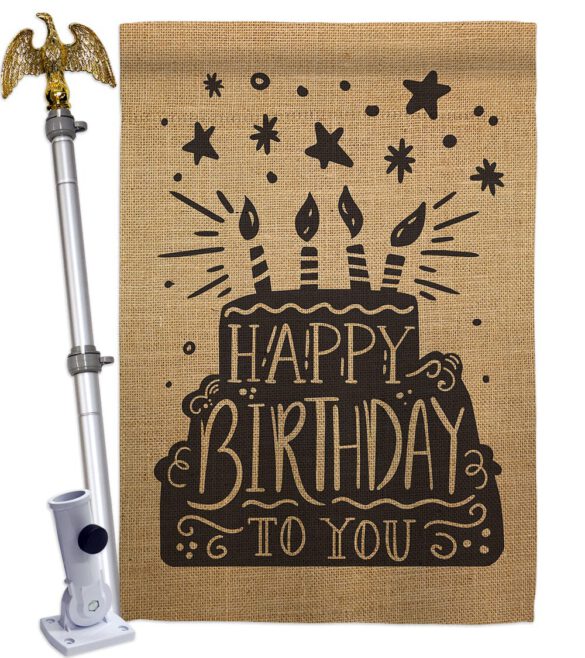 Happy Birthday to You - Party & Celebration Special Occasion Vertical Impressions Decorative Flags HG192223 Made In USA - Image 9