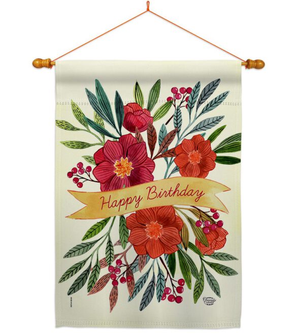 Happy Birthday - Party & Celebration Special Occasion Vertical Impressions Decorative Flags HG192449 Made In USA - Image 10