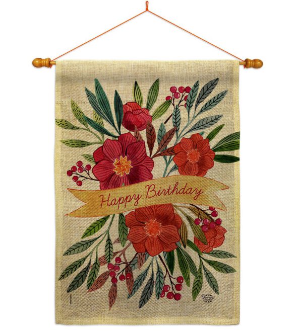 Happy Birthday - Party & Celebration Special Occasion Vertical Impressions Decorative Flags HG192449 Made In USA - Image 20