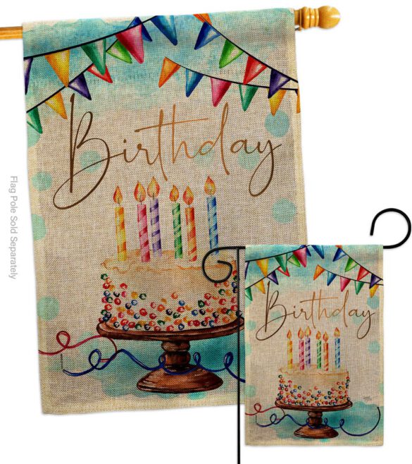 Birthday - Party & Celebration Special Occasion Vertical Impressions Decorative Flags HG115260 Made In USA - Image 15