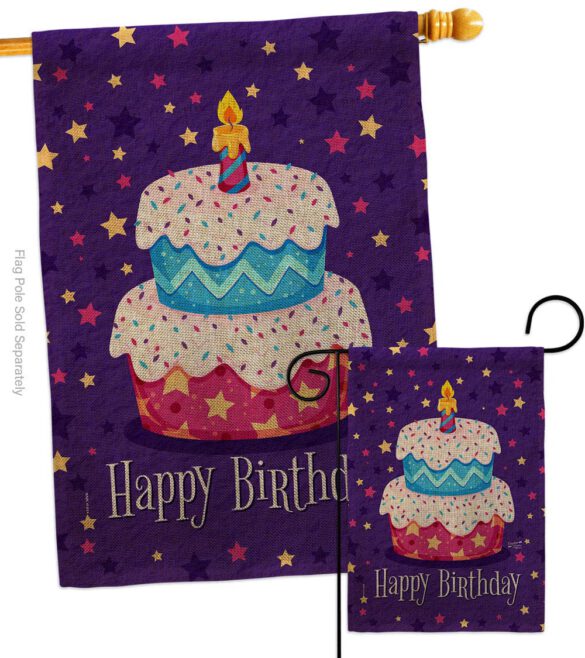 Celerate Birthday - Party & Celebration Special Occasion Vertical Impressions Decorative Flags HG137417 Made In USA - Image 13