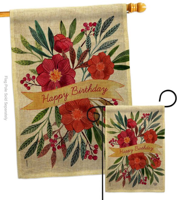 Happy Birthday - Party & Celebration Special Occasion Vertical Impressions Decorative Flags HG192449 Made In USA - Image 13