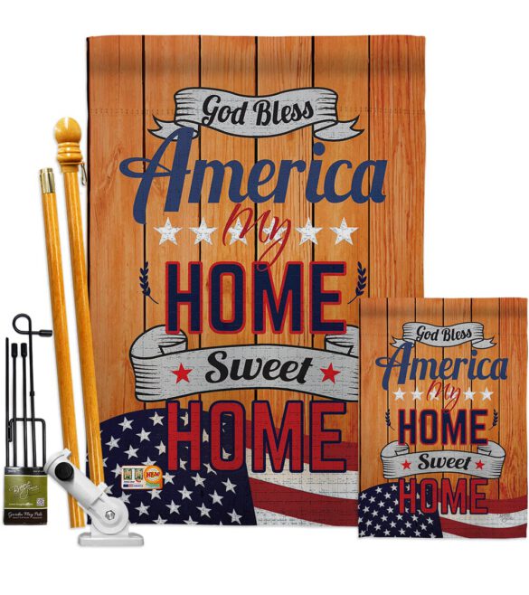 America My Home - Patriotic Americana Vertical Impressions Decorative Flags HG111075 Made In USA - Image 7