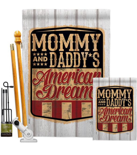 American Dream - Patriotic Americana Vertical Impressions Decorative Flags HG111101 Made In USA - Image 7