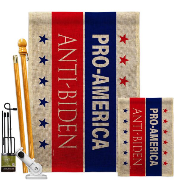 America Anti Biden - Patriotic Americana Horizontal Impressions Decorative Flags HG170251 Made In USA - Image 19