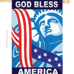 House Flag Patriotic H111046