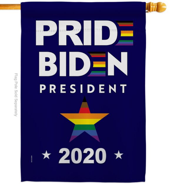 2020 Biden President - Patriotic Americana Vertical Impressions Decorative Flags HG170080 Made In USA - Image 3