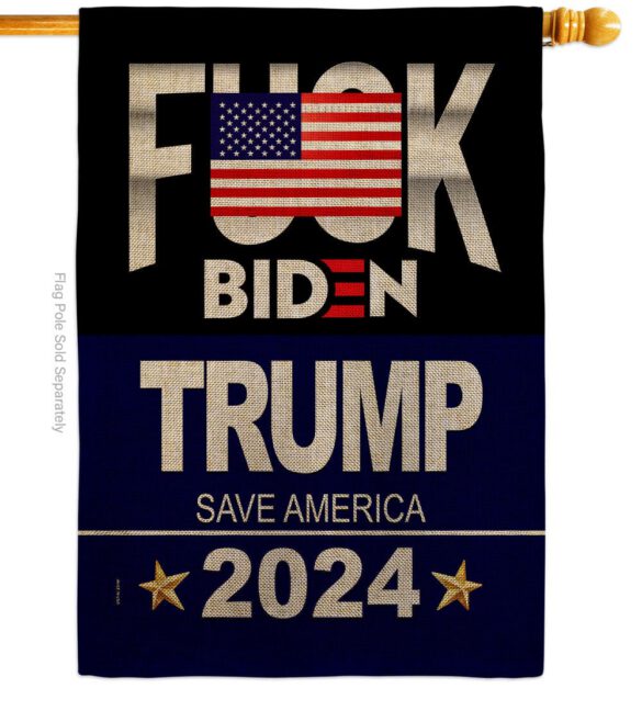 Fuck Biden Save America - Patriotic Americana Vertical Impressions Decorative Flags HG170188 Made In USA - Image 12
