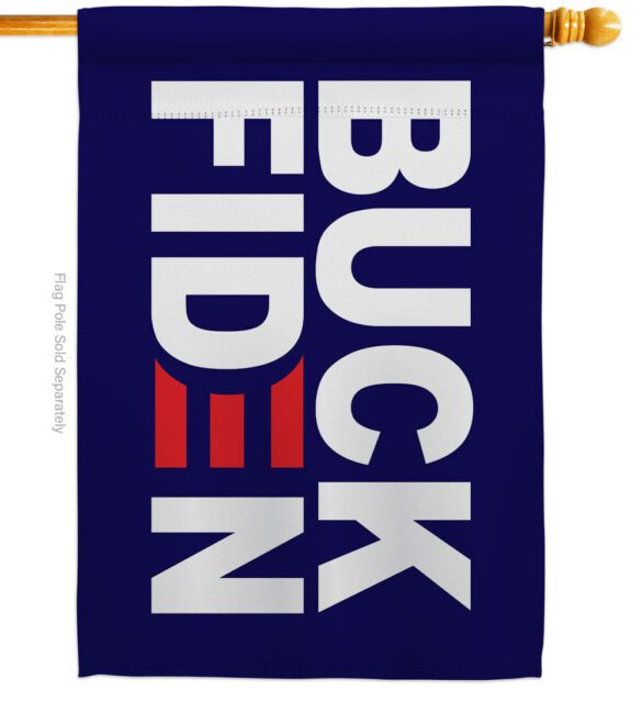 Buck Finden - Patriotic Americana Vertical Impressions Decorative Flags HG170205 Made In USA - Image 2