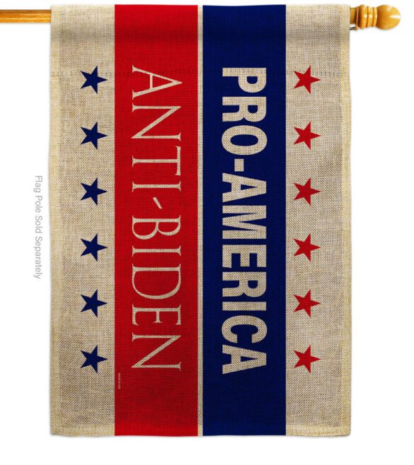 America Anti Biden - Patriotic Americana Horizontal Impressions Decorative Flags HG170251 Made In USA - Image 15