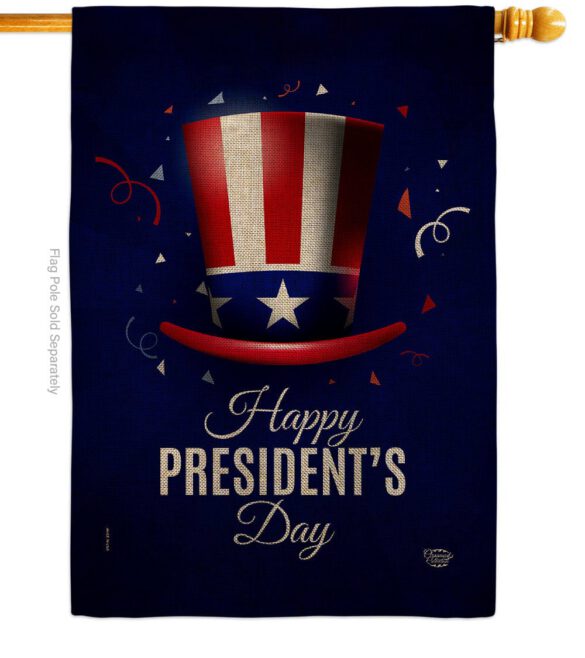 Happy President's Day - Patriotic Americana Vertical Impressions Decorative Flags HG192446 Made In USA - Image 12