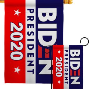 2020 Joe Biden - Patriotic Americana Vertical Impressions Decorative Flags HG170078 Made In USA