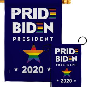 2020 Biden President - Patriotic Americana Vertical Impressions Decorative Flags HG170080 Made In USA