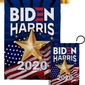 2020 Biden Harris - Patriotic Americana Vertical Impressions Decorative Flags HG170129 Made In USA