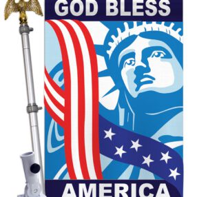 House Flag Patriotic HS111046 02